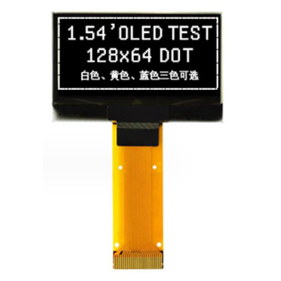 1.54 ιντσών OLED SSD1309 Μονοχρωματική οθόνη με παράλληλες και 4-σύρματες διεπαφές SPI