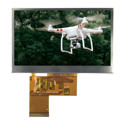 4.3 ίντσες IPS 480*272 Pixel TFT LCD Display ST7283 Driver IC Όλες οι γωνίες θέασης