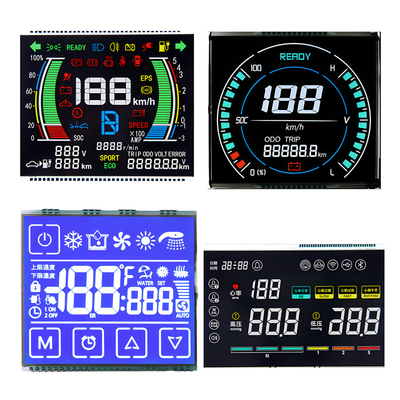 Προσαρμοσμένη οθόνη LCD TN/HTN/STN/FSTN/VA Μονοχρωματική οθόνη με μονοχρωματικό τμήμα χαρακτήρα COG Dot Matix