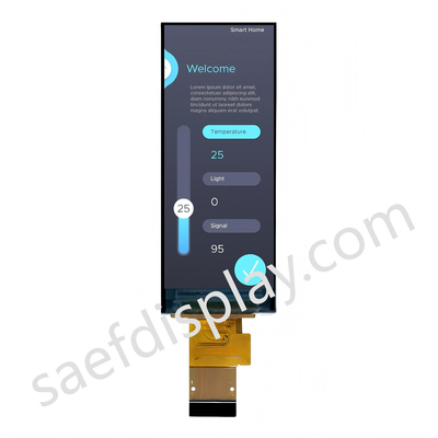 2.2-ιντσών IPS TFT LCD οθόνη 200x480 Ανάλυση MIPI Διασύνδεση 500 Nits φωτεινότητα για καθαρή οπτική επαφή