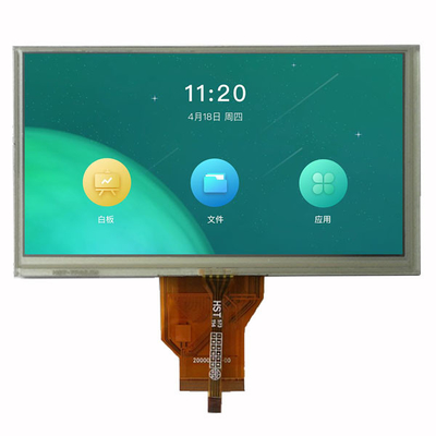 6.5 ιντσών 800x480 βιομηχανική οθόνη LCD TFT RGB Διασύνδεση 50 πιν με αφής