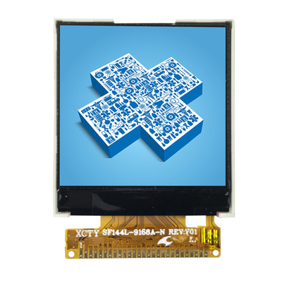 Πλατεία Μικρή οθόνη οθόνης LCD, TFT LCD 1,44 ίντσες 128x128 με MUC 8bit Interface