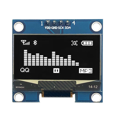Παθητική μήτρα καρφίτσες PCB 4 ΒΑΡΑΊΝΩ επίδειξης 128x64 1,3 ιντσών I2C OLED