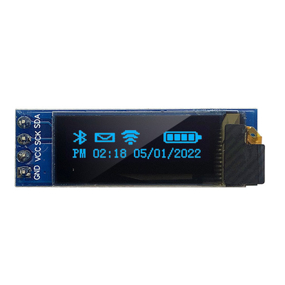 ενότητα 0,91 ίντσα 4 επίδειξης 3V 5V 128x32 OLED καρφίτσες με το ολοκληρωμένο κύκλωμα οδηγών SSD1306