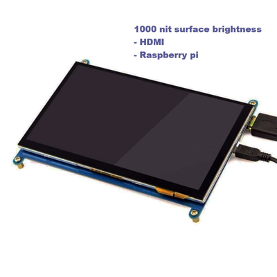 Οθόνη Raspberry PI 7 ιντσών HDMI TFT LCD με χωρητική οθόνη αφής
