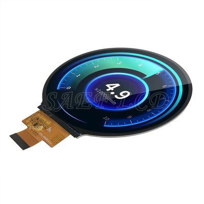 4 ιντσών στρογγυλή LCD TFT, κυκλική LCD αυτοκινητοβιομηχανικής κλάσης με διεπαφή MIPI, φωτεινότητα 500-1000 Nits για το ταμπλό αυτοκινήτου