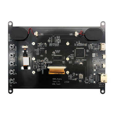 800x480 χωρητική οθόνη αφής 7 επίδειξη ίντσας HDMI συμβατή με το σμέουρο pi 3 4 5