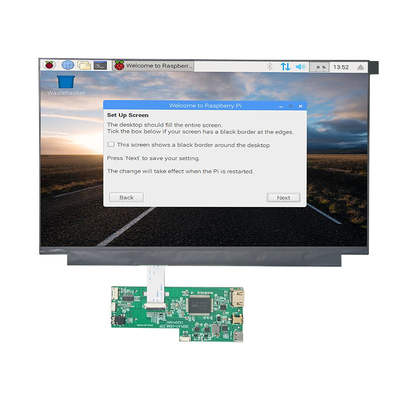Οθόνη LCD 13,3 ιντσών 1920x1080 FHD Raspberry Pi HDMI TFT με χωρητικό PCAP