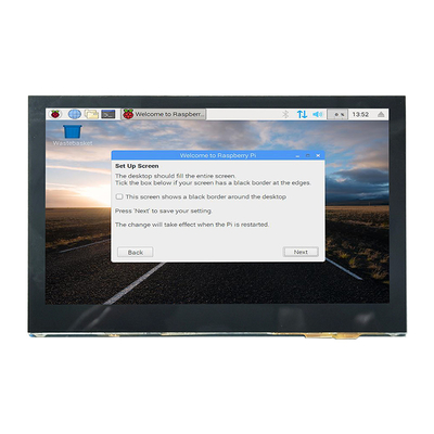 Επίδειξη TFT 4,3 σωρών χρέωσης ίντσα HDMI χωρητική οθόνη αφής TFT συμβατή με το σμέουρο pi