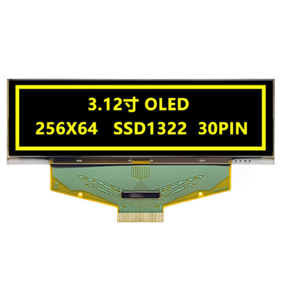 Ενσωματωμένη μονάδα οθόνης OLED, 3.12" 256*64 Dots OLED Display Module, OLed Display Module Controller