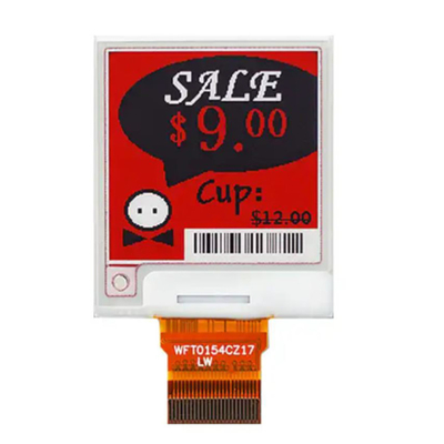 1.54 ιντσών E-ink Display 200*200 μονάδες ανάλυσης, AM EPD, Ultra Low Power Consumption SPI interface