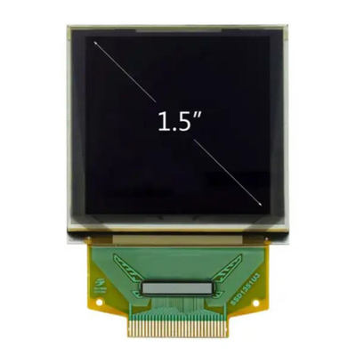 1.5 ίντσες 128x128 κουκίδες 262k Χρωματική AMOLED οθόνη ZIF Τύπος UG-2828GDEDF11 SSD1351 ελεγκτής