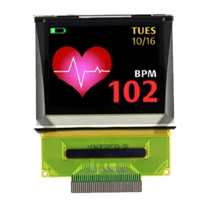 Πλήρης χρώμα 1,45 ιντσών AMOLED οθόνη UG-6028GDEEF01 SSD1333 Διαχειριστής 160x128 Παθητική μήτρα 30 πινών ZIF σύνδεση για ιατρική συσκευή