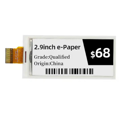 Γρήγορη ανανέωση Eink 2.9 ίντσες 296x128 Ανάλυση Μαύρο λευκό Κόκκινο E-Ink E-paper Display Module
