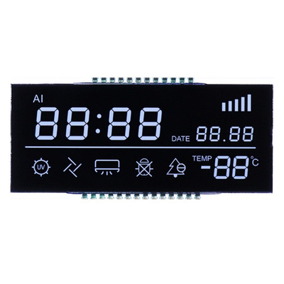 Προσαρμοσμένο πίνακα LCD TN, LCD μετρητή με τάση, ρεύμα, θερμοκρασία, χαρακτήρες ισχύος / τμήματα