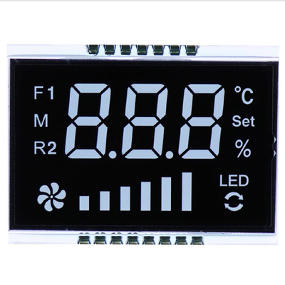 Προσαρμοσμένο πίνακα LCD TN, LCD μετρητή με τάση, ρεύμα, θερμοκρασία, χαρακτήρες ισχύος / τμήματα