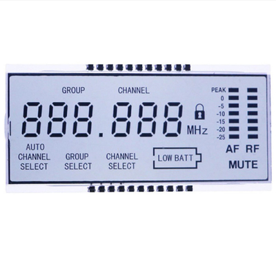 Προσαρμοσμένο πίνακα LCD TN, LCD μετρητή με τάση, ρεύμα, θερμοκρασία, χαρακτήρες ισχύος / τμήματα