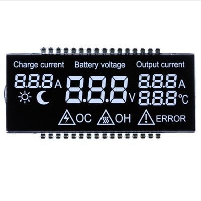 Προσαρμοσμένο πίνακα LCD TN, LCD μετρητή με τάση, ρεύμα, θερμοκρασία, χαρακτήρες ισχύος / τμήματα