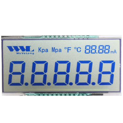 Προσαρμοσμένο πίνακα LCD TN, LCD μετρητή με τάση, ρεύμα, θερμοκρασία, χαρακτήρες ισχύος / τμήματα