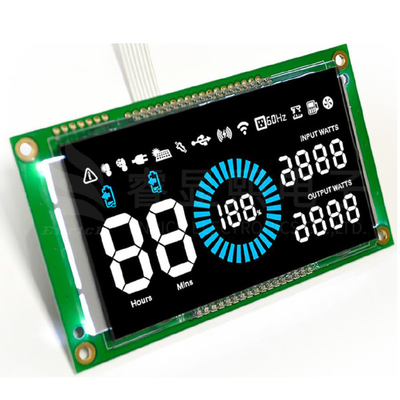 HT1621 Κωδικός τμήματος ελεγκτή Μονάδα οθόνης LCD, προσαρμόστε το τμήμα οθόνης LCD με φως πίσω