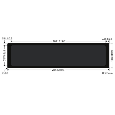 11.9 ιντσών HD επαρκής επαφή με οθόνη υποστηρίζει Raspberry Pi Jetson Nano και Windows με ρυθμιζόμενη φωτεινότητα