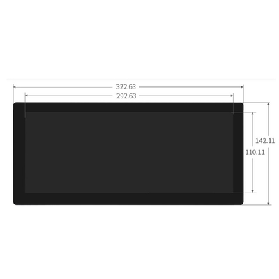 Εικονική οθόνη LCD 12,3 ιντσών με CTP, HDMI υποστήριξη Raspberry Pi, Windows, Jetson Nano