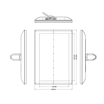 10.1 ιντσών IPS Android οθόνη αφής KR3288 με 1280x800 All In One Monitor Tablet PC