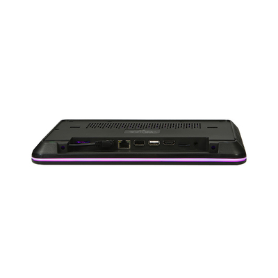 Android All-In-One 10,1 ιντσών Πολυεπαφή Διαφημιστική οθόνη 1280 * 800 με χρωματική λάμπα
