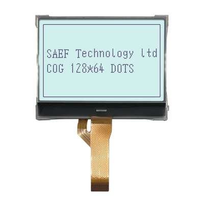 Κίνα Μονοχρωματική γραφική οθόνη LCD 128x64 ST7565R FSTN θετική οθόνη COG