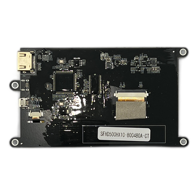 5 ιντσών TFT LCD οθόνη Κίνα Κατασκευαστής 800*480 IPS RGB Διασύνδεση με PCAP