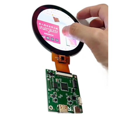 Δείκτης LCD HDMI TFT 4 ιντσών Στρογγυλή, κυκλική TFT LCD 4 "με διεπαφή MIPI