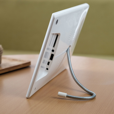 10.1 ιντσών Wi-Fi ψηφιακό πλαίσιο φωτογραφίας 1280x800 οθόνη IPS, αυτόματη περιστροφή εικόνων και βίντεο