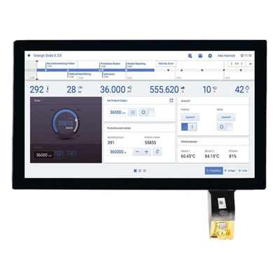 Η USB PCAP TFT οθόνη 15.6 ιντσών, Κίνα εξωτερική οθόνη LCD EDP 15.6 ιντσών TFT με 1000 νιτ φωτεινότητα επιφάνειας