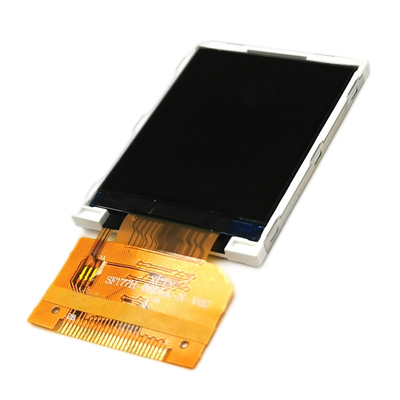 1.8 ίντσες Βιομηχανική οθόνη TFT 128x160 Dots 16 Bit Διασύνδεση με λευκό φως LED