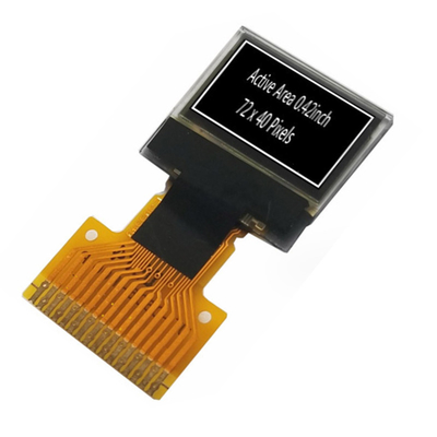 0.42 ιντσών OLED οθόνη 72x40, OEL οθόνη 0.42 ιντσών