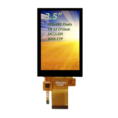3.5 ιντσών TFT LCD οθόνη με ILI9488 MCU διεπαφή,3.5 ιντσών χωρητικό πίνακα αφής TFT LCD οθόνη