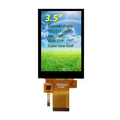 3.5 ιντσών TFT LCD οθόνη με ILI9488 MCU διεπαφή,3.5 ιντσών χωρητικό πίνακα αφής TFT LCD οθόνη
