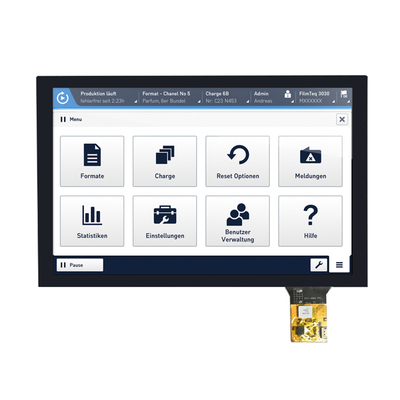 Κίνα Εταιρεία 10,1 ιντσών TFT LCD οθόνη 1280x800 Pixels IPS τύπου LVDS με CTP