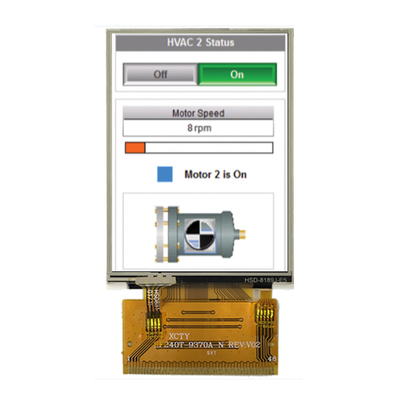 Μοντέλο οθόνης TFT LCD 2,4 ιντσών 240x320 RGB MCU SPI Διασύνδεση με οθόνη αφής