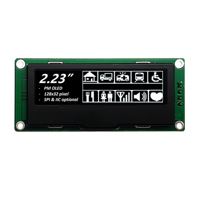 128x32 Dots OLED Graphic Display Module 2.23 ιντσών Διασύνδεση SPI