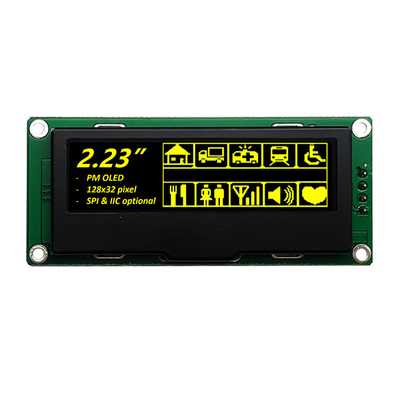 128x32 Dots OLED Graphic Display Module 2.23 ιντσών Διασύνδεση SPI
