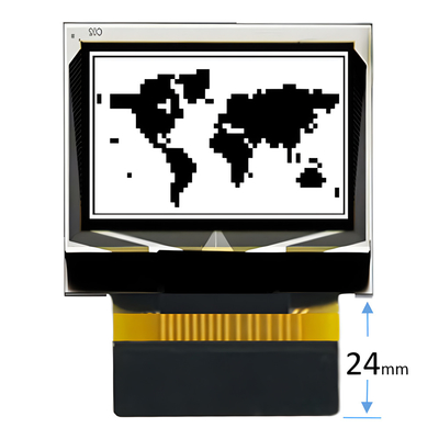 0.42 ιντσών Μικρή οθόνη OLED 72x40 Γραφική σύνδεση ZIF SPI και διεπαφή IIC