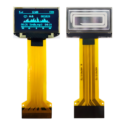 0.96 ιντσών 30 Pin ZIF Connector OLED Thin Display Panel 128x64 Dot Matrix SPI I2C Διασύνδεση