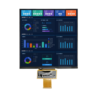 Ηλιακή ακτινοβολία Διαβάσιμη 7,6 ιντσών TFT LCD οθόνη 1000 Nits 800x800 Pixels τετραγωνικός τύπος οθόνης IPS