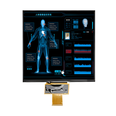 Πίνακα LCD υψηλής φωτεινότητας 1000 Nits 7,6 ιντσών IPS Square TFT LCD Display 800x800 Dots με διεπαφή MIPI