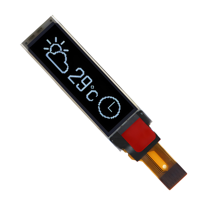 0.87 ίντσες Slim OLED Display Module 128x32 Pixels Διασύνδεση I2C λευκό/μπλε κείμενο