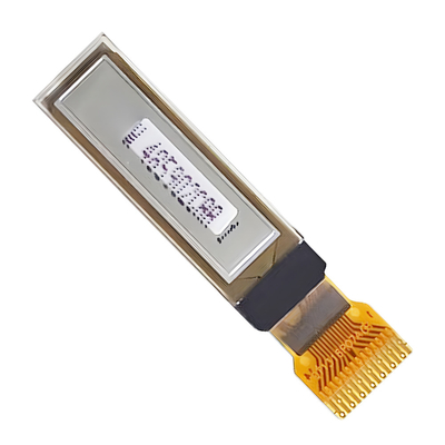 0.87 ιντσών 128x32 Μικρή οθόνη OLED IIC Διασύνδεση λευκό κείμενο
