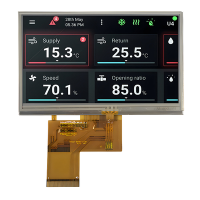4.3 ίντσες IPS TFT LCD 480 * 272 Pixel 262K πλήρης έγχρωμη οθόνη ST7283 Driver IC
