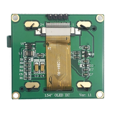 1.54 ιντσών Εικαστική οθόνη OLED SSD1309 128x64 Dots Ανάλυση Διασύνδεση I2C