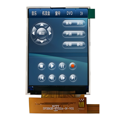 2.8 ιντσών TFT LCD Display Κατασκευαστής Κίνα 240x320 Dots TN SPI Serial Interface